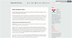 Desktop Screenshot of pleasestealthisidea.com